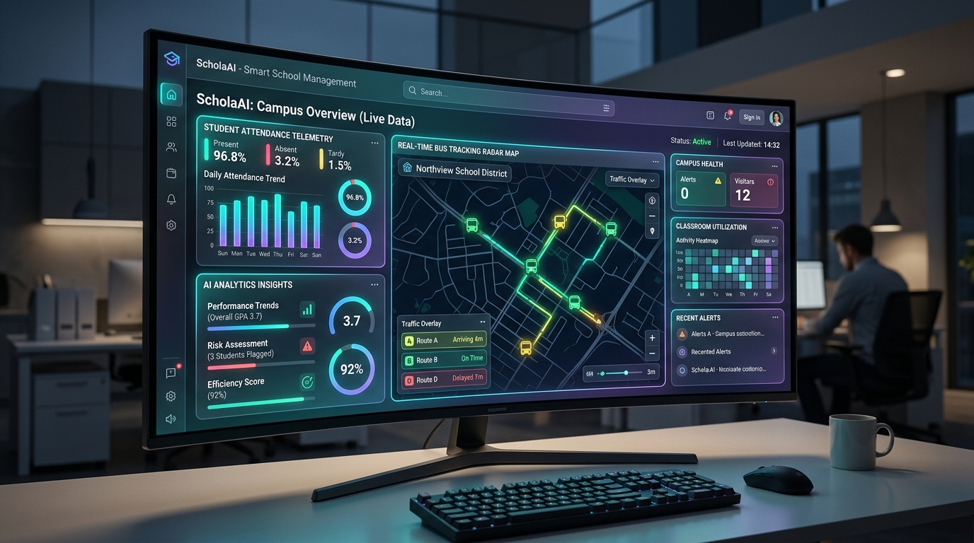 How Modern AI SaaS Architecture Transforms Traditional School Operations
